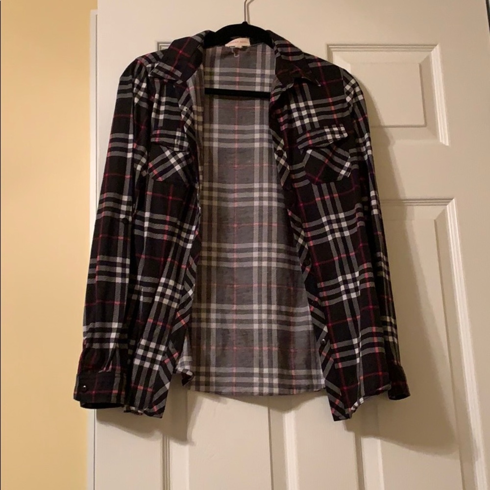 Black, White, Red Flannel